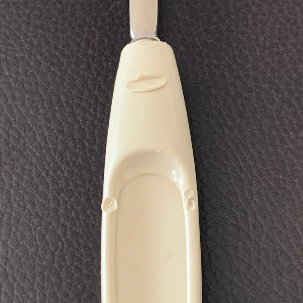 Vintage 13” Nylon 3 Slot Spatula w/ Hanging Hole MCM Two Tone Brown Tan
